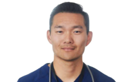 Nurse smiling at camera. 