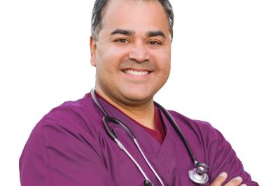 male nurse standing