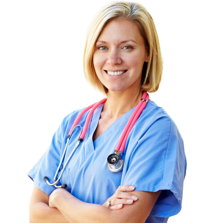 blonde nurse